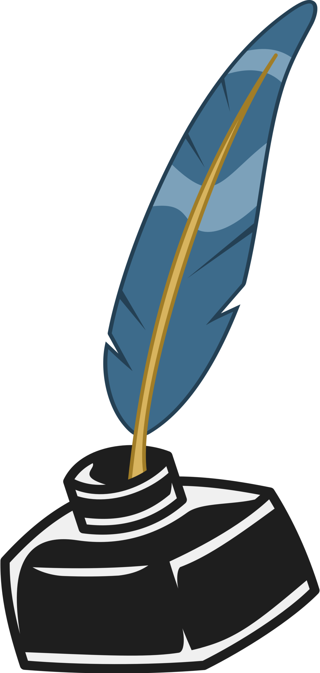 Quill Clipart Mark - Quill Mark Clipart (1024x2148)