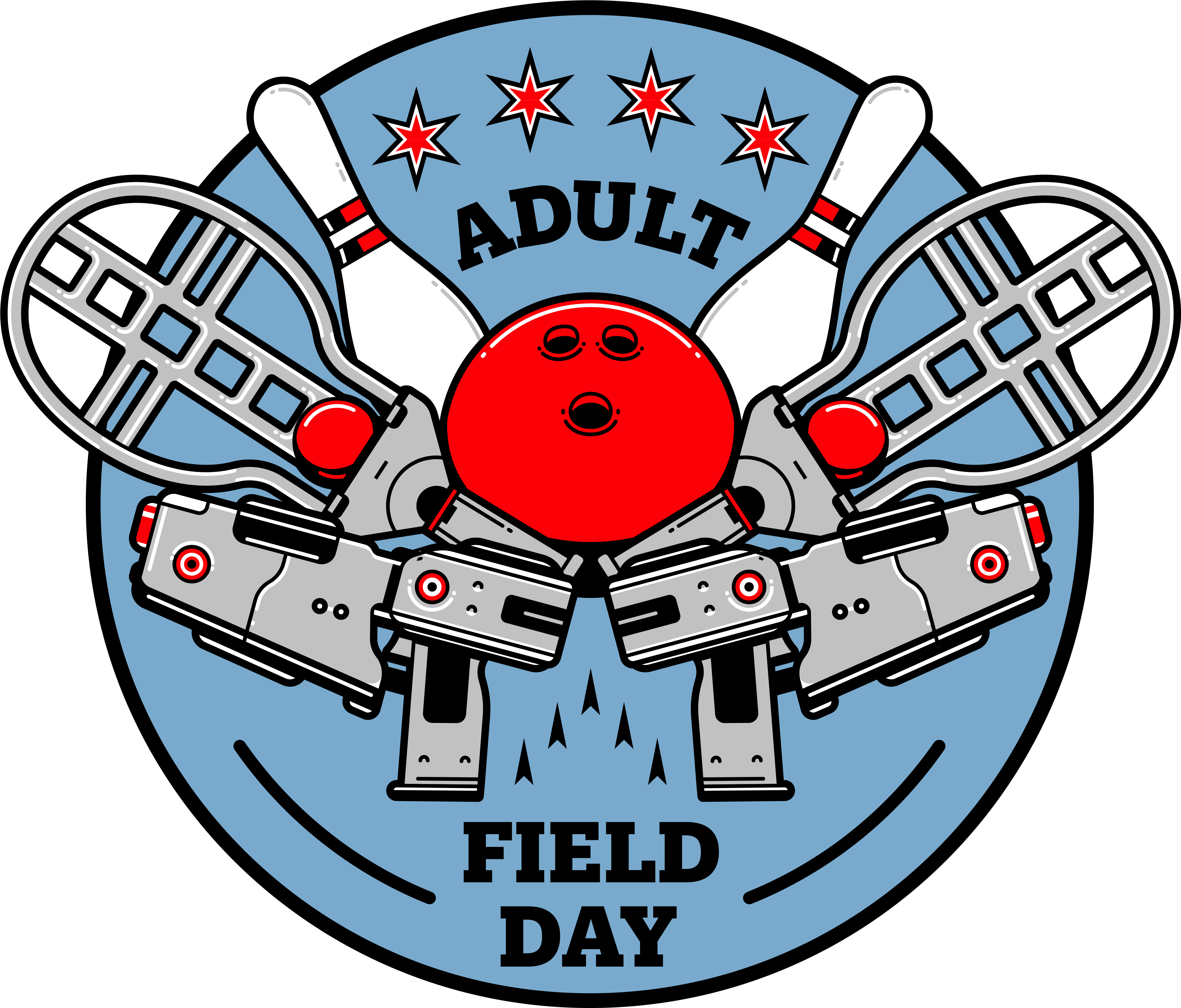 Therefore, This Adult Field Day Event Will Benefit - Circle (4500x4500)