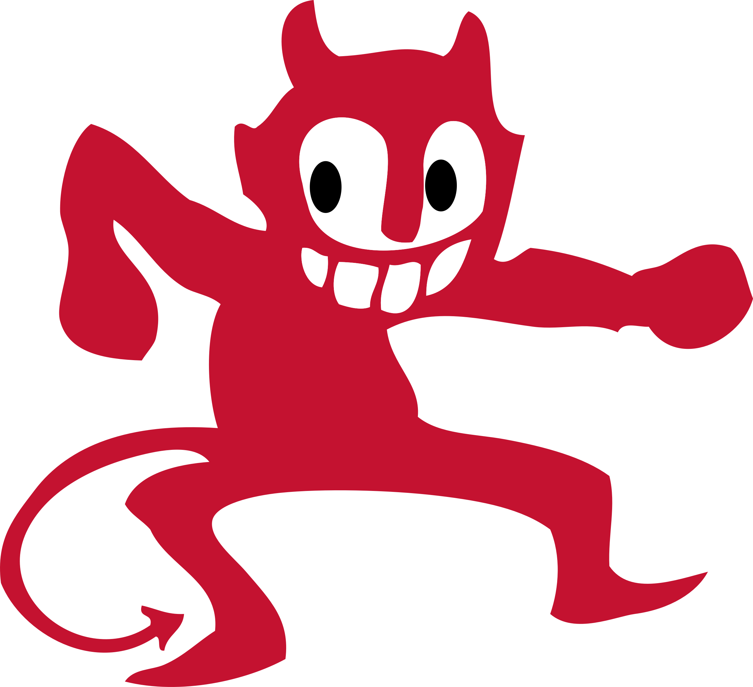 Imp - Demon Clipart (2400x2190)