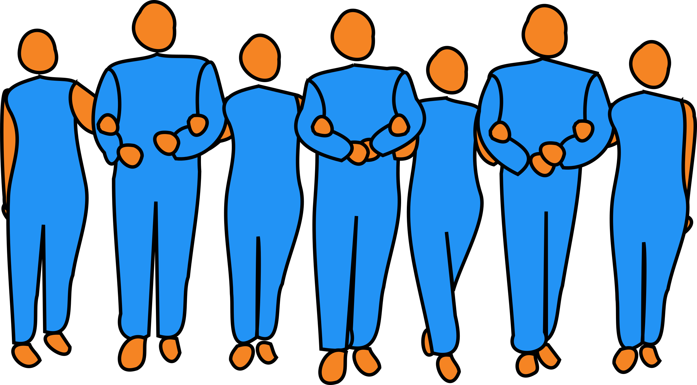 Living Links February 12, - Teamwork Cliparts (2400x1327)