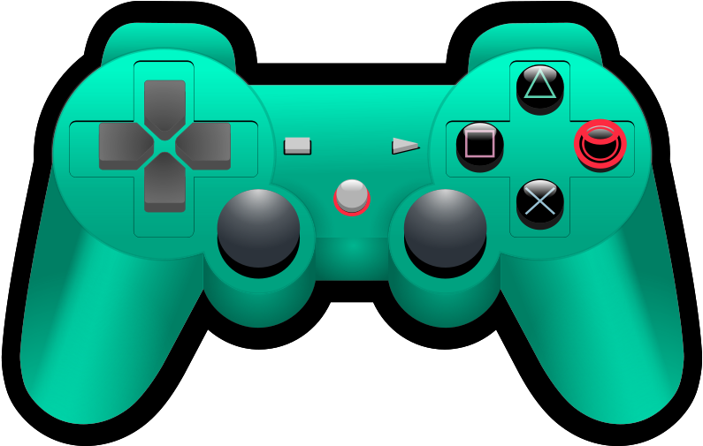 Video Game Controller Clipart - Clip Art Video Games (800x800)
