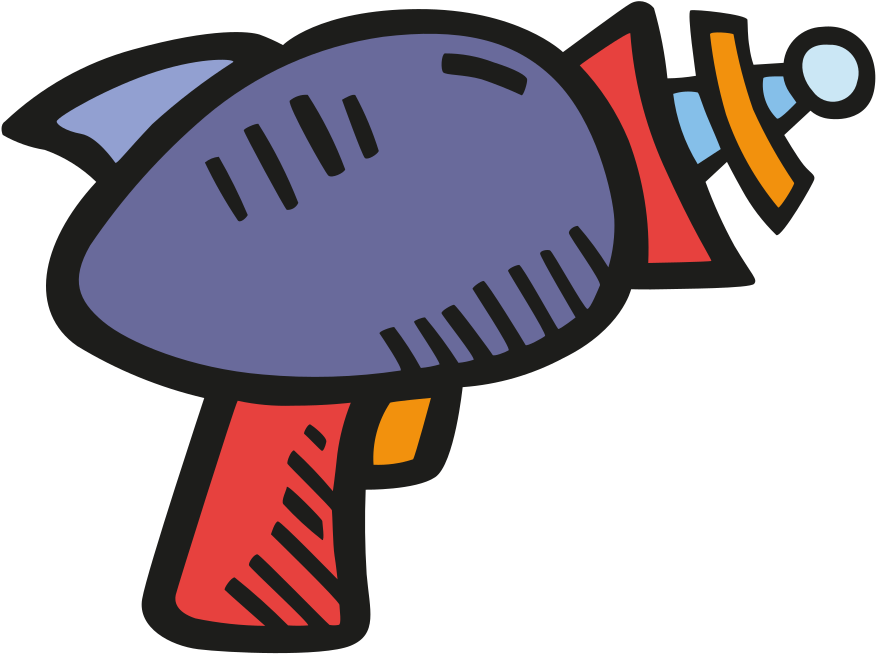 Laser Gun Icon - Pixel Laser Gun (1024x1024)