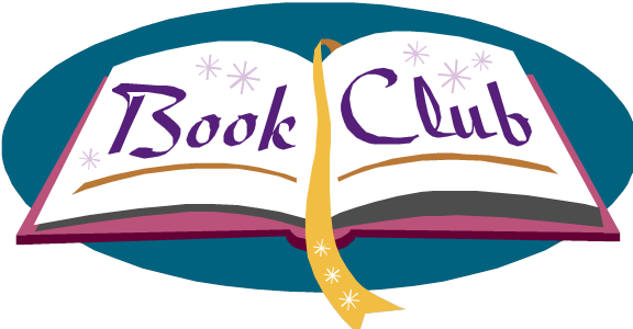 Clipart Image Of A Group Of Woman At A Book Club - Book Club Clip Art (576x300)