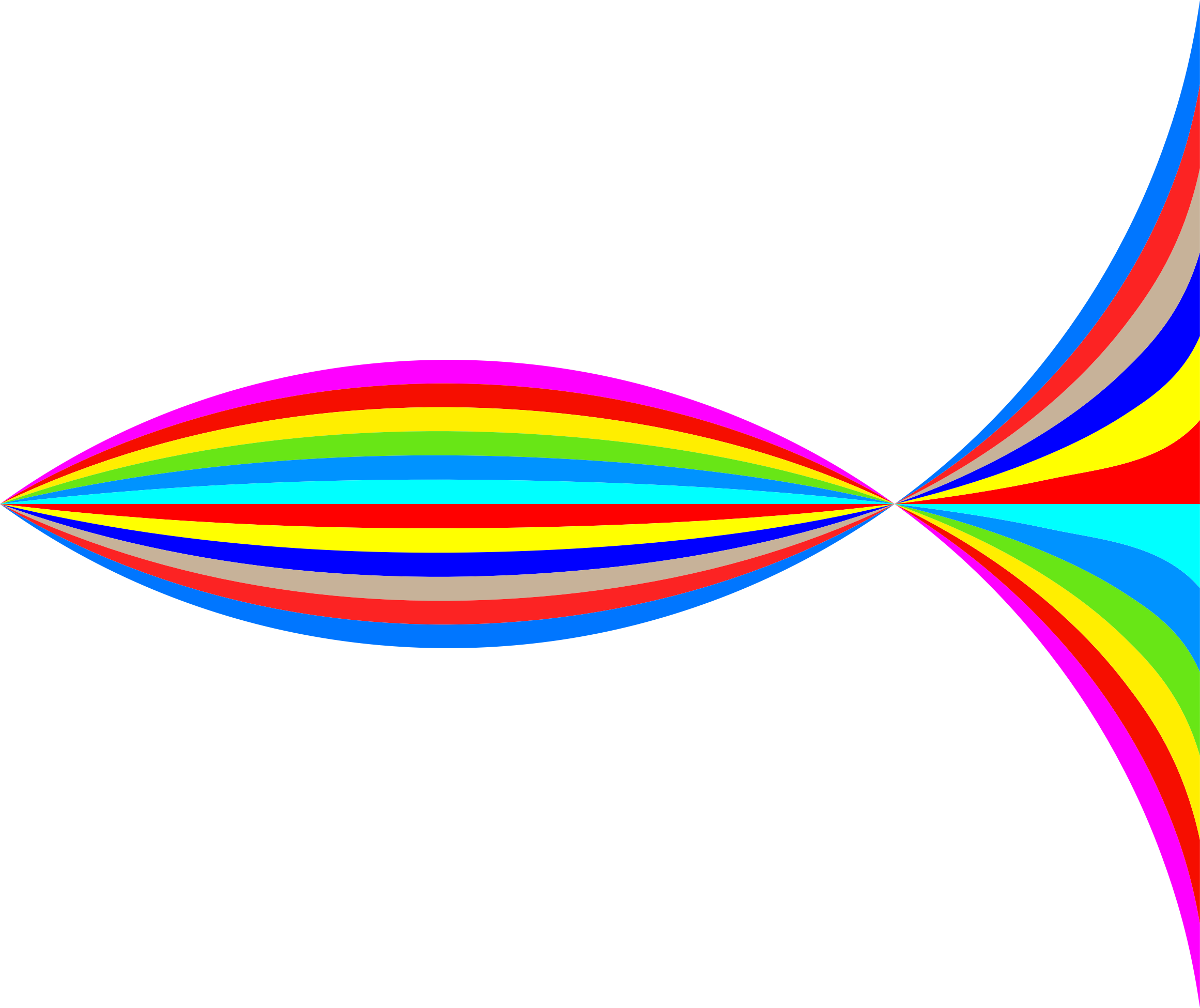 Fish - Rainbow Beam Transparent Background (2322x1950)