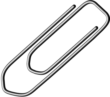 Paper-clip Office Pin Holder Supply Tag Eq - Paper Clip (382x340)