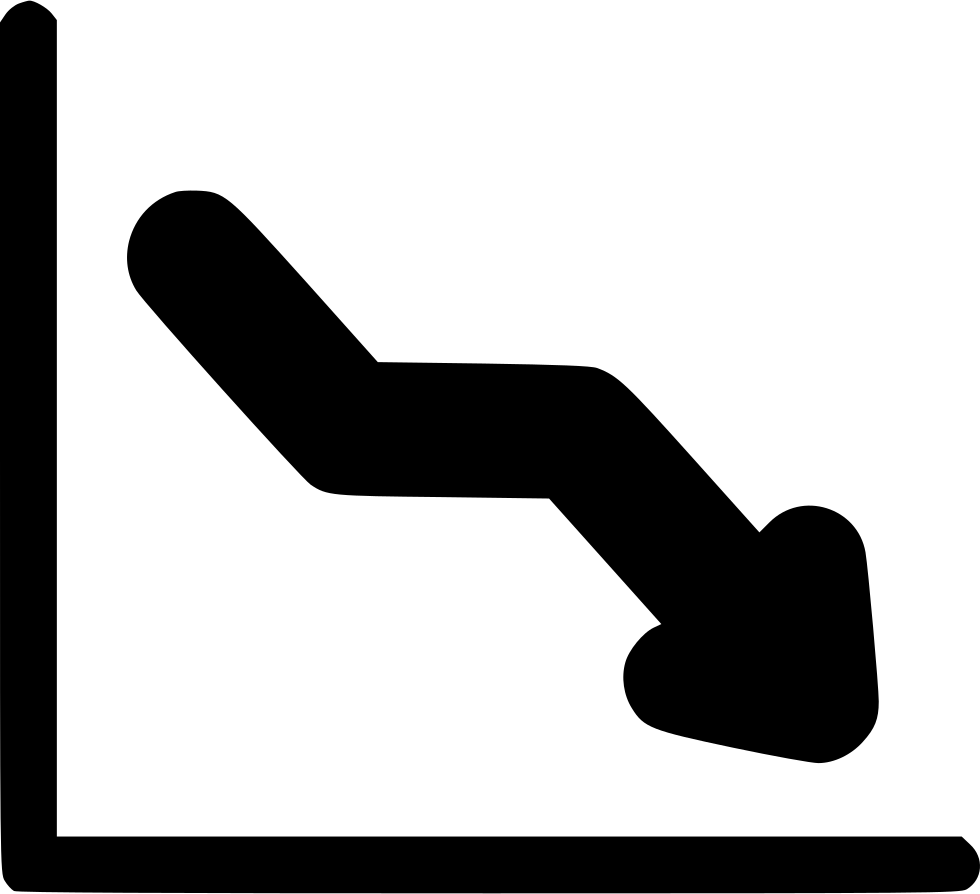 Line Graph Decrease Profit Comments - Decreasing Line Graph Clipart (980x894)