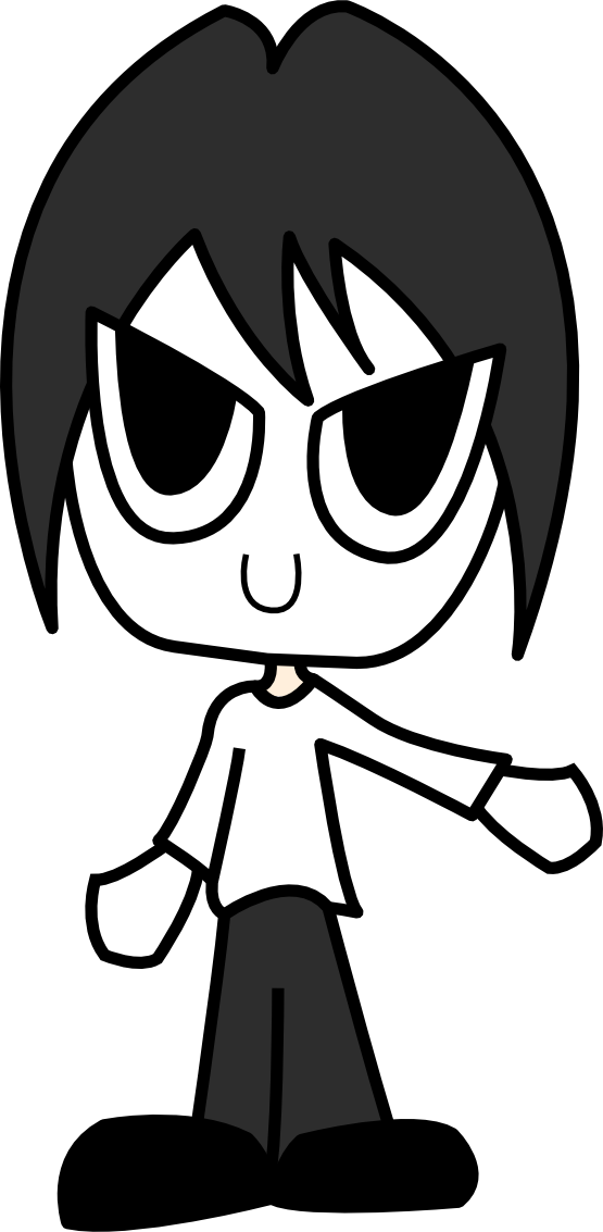 Net Clip Art Boy 2 Black White Line Background Wall - Cartoon (555x1133)