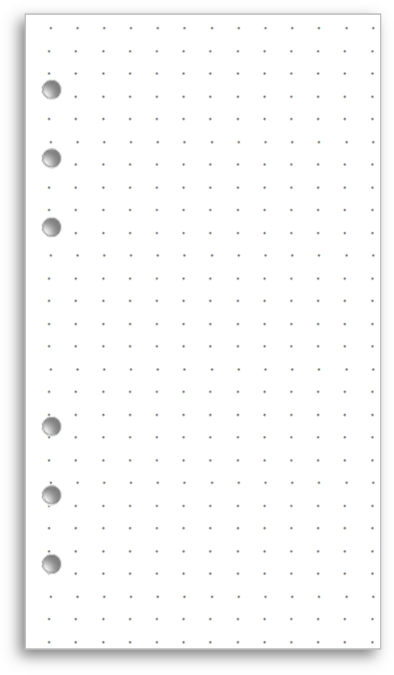 Notebook Paper Template - Monochrome (568x965)