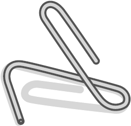 Bend The Paperclip To Make A Structure As You See In - Calligraphy (479x303)