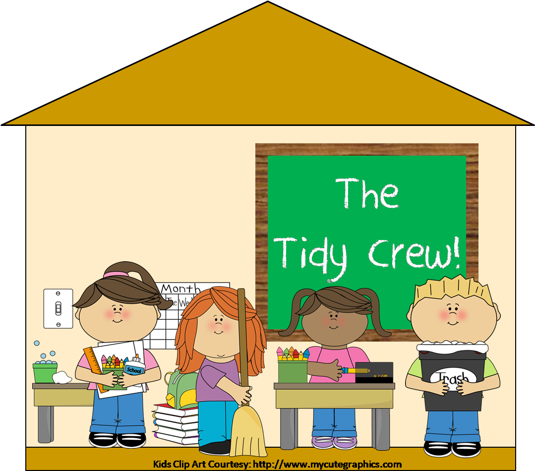Classroom Clipart - Keep The Classroom Clean Clipart (1080x958)