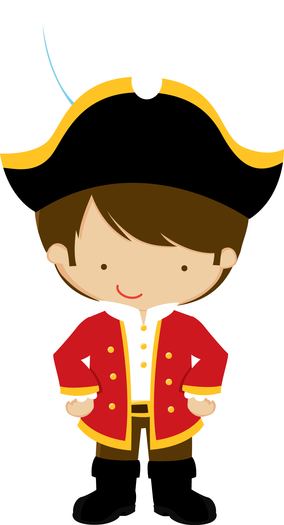 Capitan Pirata - Pirata Baby Png (929x1715)