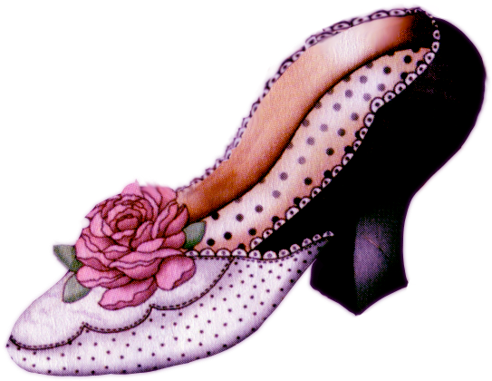 Heels Clipart Vintage Shoe - Clip Art (629x551)