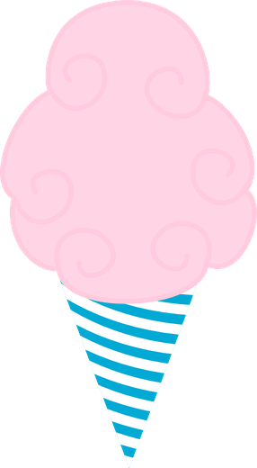 Cotton Candy Clipart - Clip Art Cotton Candy (286x520)