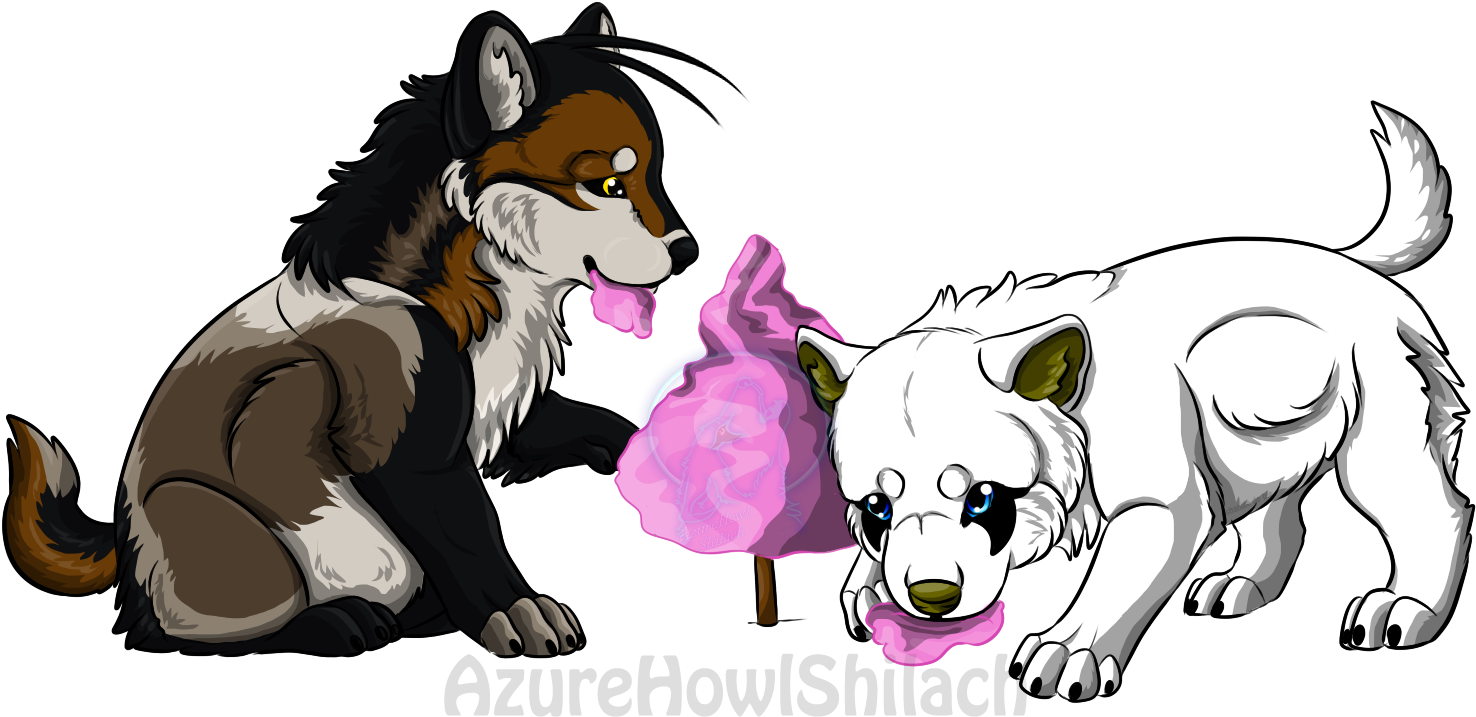 Azurehowlshilach Happy B Day - Azurehowl Ruuza And Mutt (1488x774)