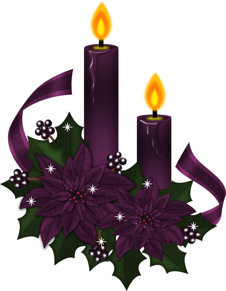 Christmas Candles Round Ornament (796x1024)