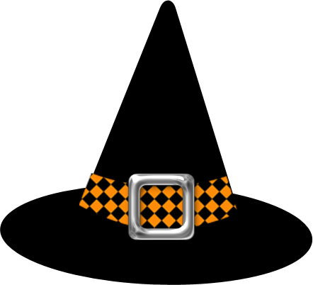 Hat-030 - Halloween Png Clip Art (442x402)