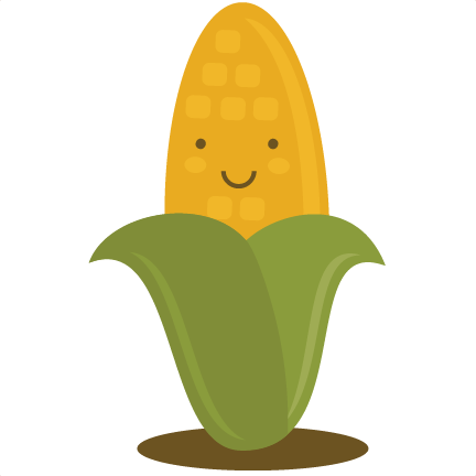Corn Clipart Cute Cartoon - Cute Corn Png (432x432)