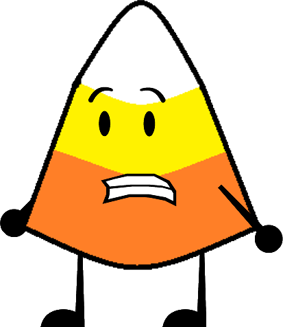 Candy Corn Standing - Mystique Island Object Show (413x476)