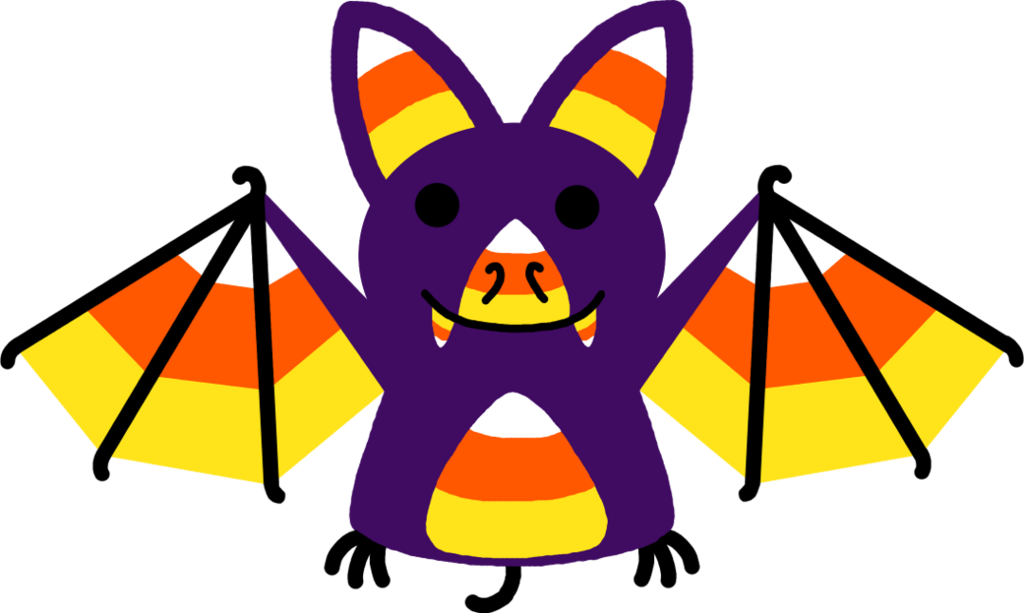 Candy Corn Bat By Toonskribblez On Clipart Library - Candy Corn Bat By Toonskribblez On Clipart Library (1024x613)