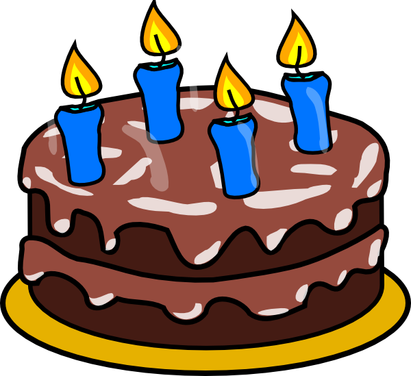 Birthday Cake Clip Art (600x549)