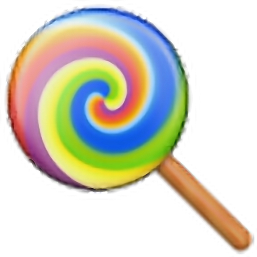 Emoji Png Edit Tumblr Overlay Freetoedit - Lollipop Emoji (1024x1024)