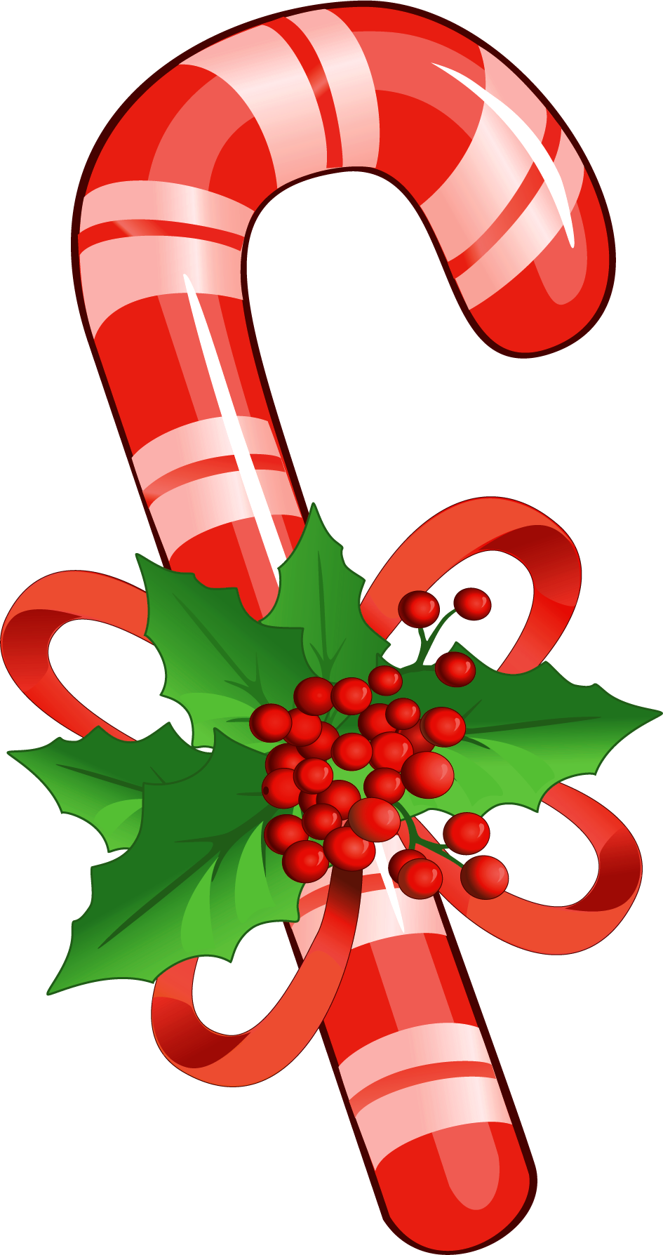 Candy - Candy Cane Clipart Png (945x1788)