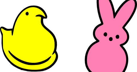 Clip Art Easter Peeps (480x253)