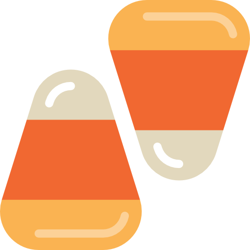 Candy Corn Free Icon - Candy Corn Icon (512x512)