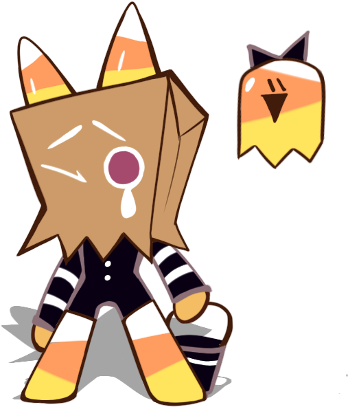 More Cookie Run Oc It's Candy Corn Cookie And Cousin - Cookie Run (599x744)