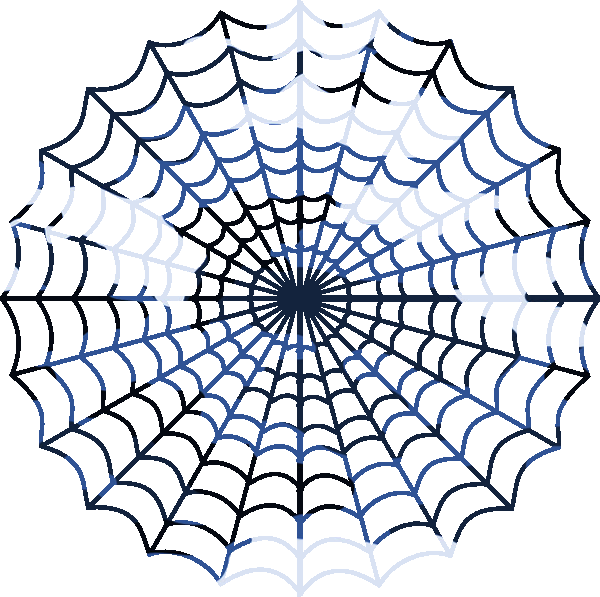 Spider Web Clip Art (600x597)