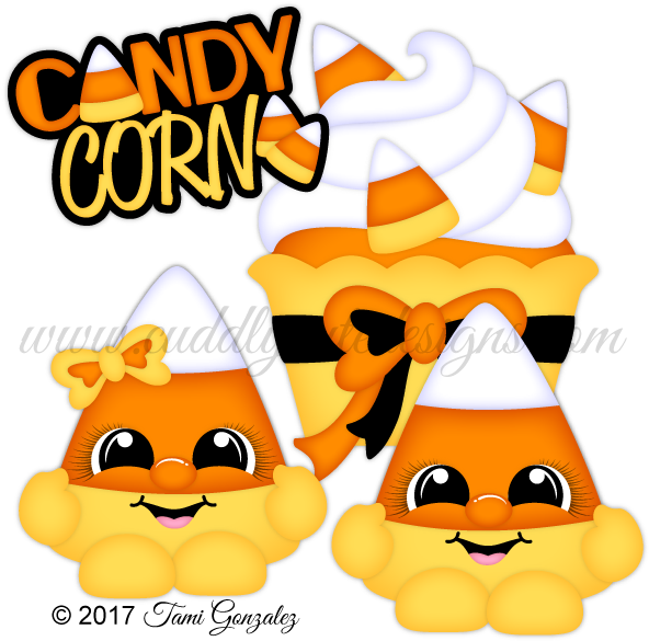 Candy Corn - Cartoon (600x600)