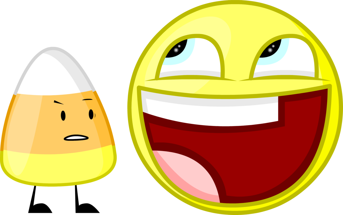Candy Corn And Epic Face By Meleeobjects4 - Candy Corn (1128x709)