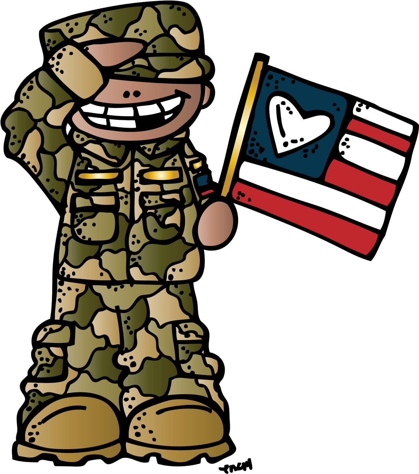 Image Result For Melonheadz Kids Clipart - Melonheadz Soldier Clipart (1427x1600)