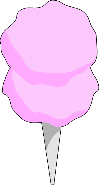 Clip Art Smiling - Clipart Cotton Candy Svg (318x589)