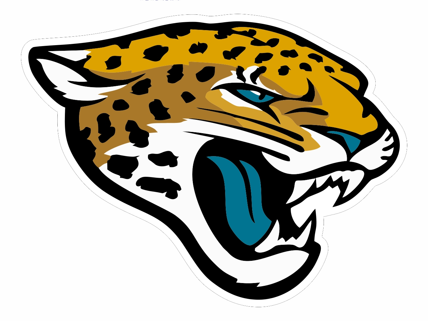 Camouflage Head Cliparts - Jacksonville Jaguars Logo Png (1365x1024)