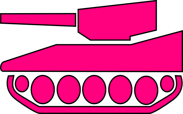 Hot Pink Tank Clip Art At Clkercom Vector Online Royalty - Clip Art (600x374)