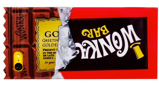 Willy Wonka Golden Ticket Clip Art - Willy Wonka Chocolate Bar (650x650)