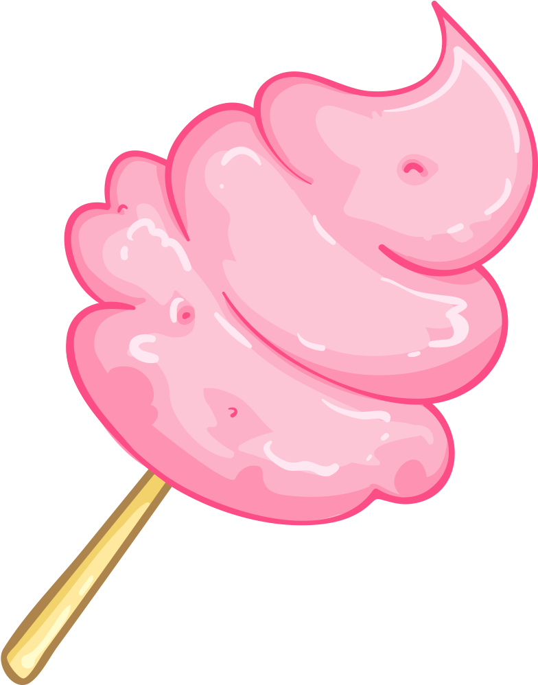Cotton Candy Cottoncandy Freetoedit - Cotton Candy Clipart In Png (1024x1024)