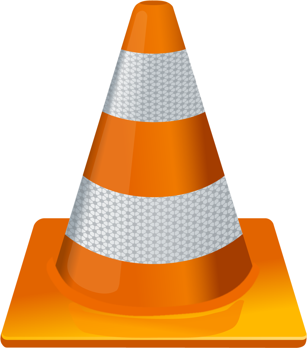 Vlc Player Icon Vector Traffic Cone - Vlc Media Player Logo (1200x1200)