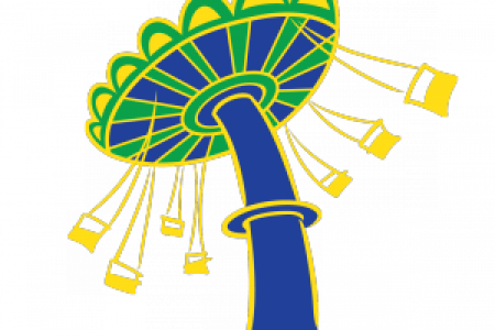 Amusement Park Clipart Carnival - Carnival Rides Clip Art (450x300)