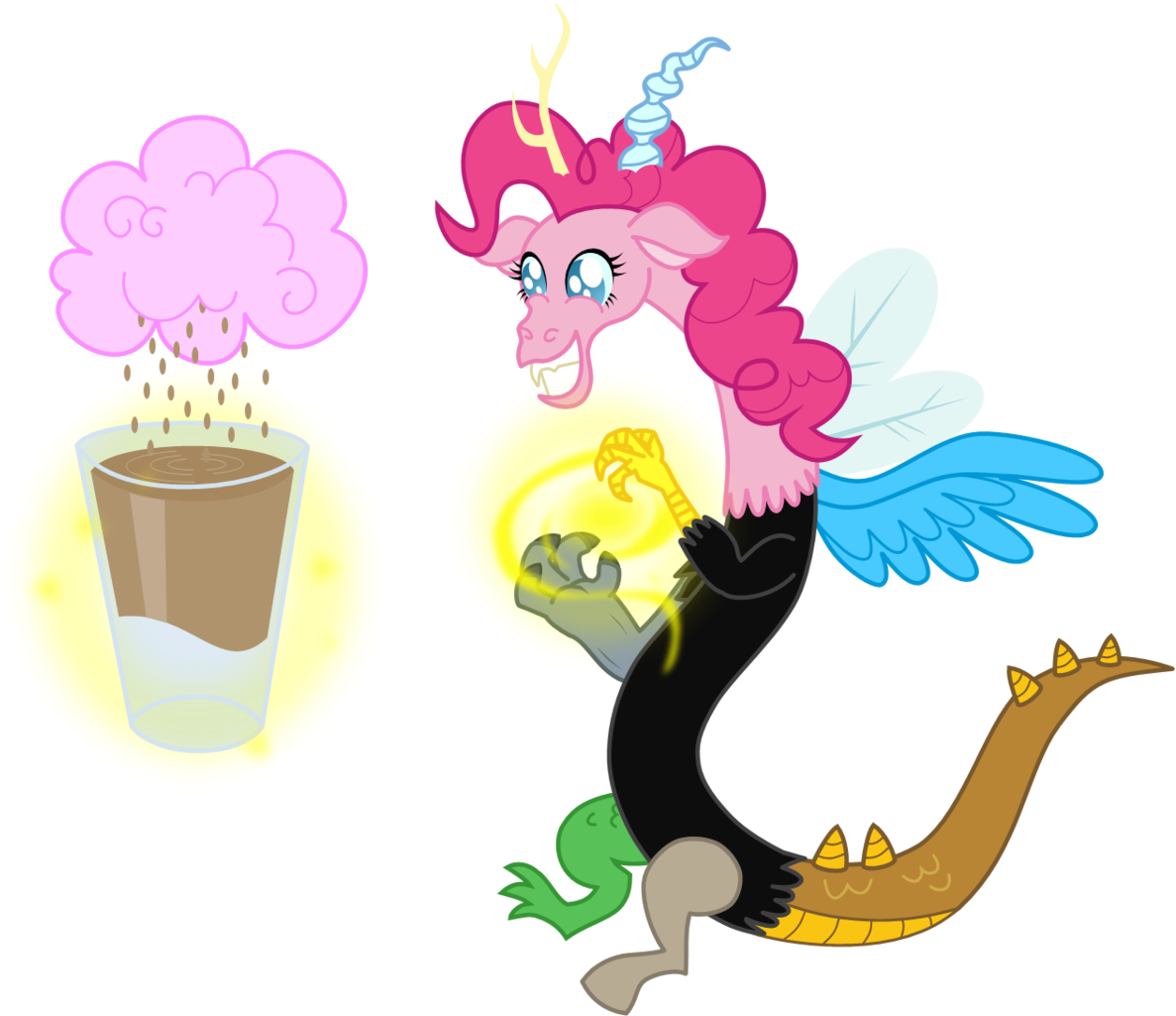 Pinkie Pie Twilight Sparkle Fluttershy Applejack Pony - Draconequus Mane 6 (1196x1024)