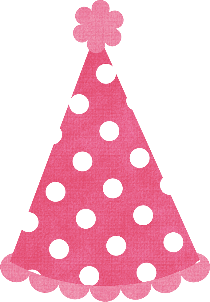 Pink Birthday Hat Png (683x980)