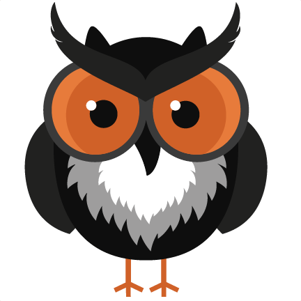 Halloween Owl Clip Art - Owl Halloween Cartoon (432x432)