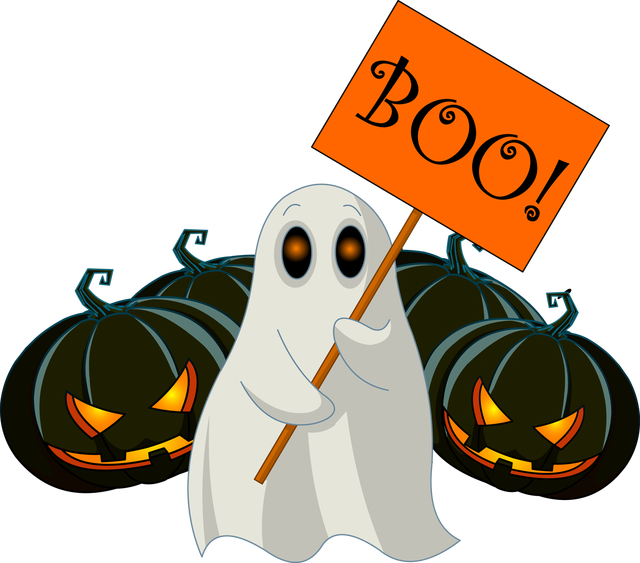 Boo Off Stage Clip Art - Boo Clip Art (850x748)