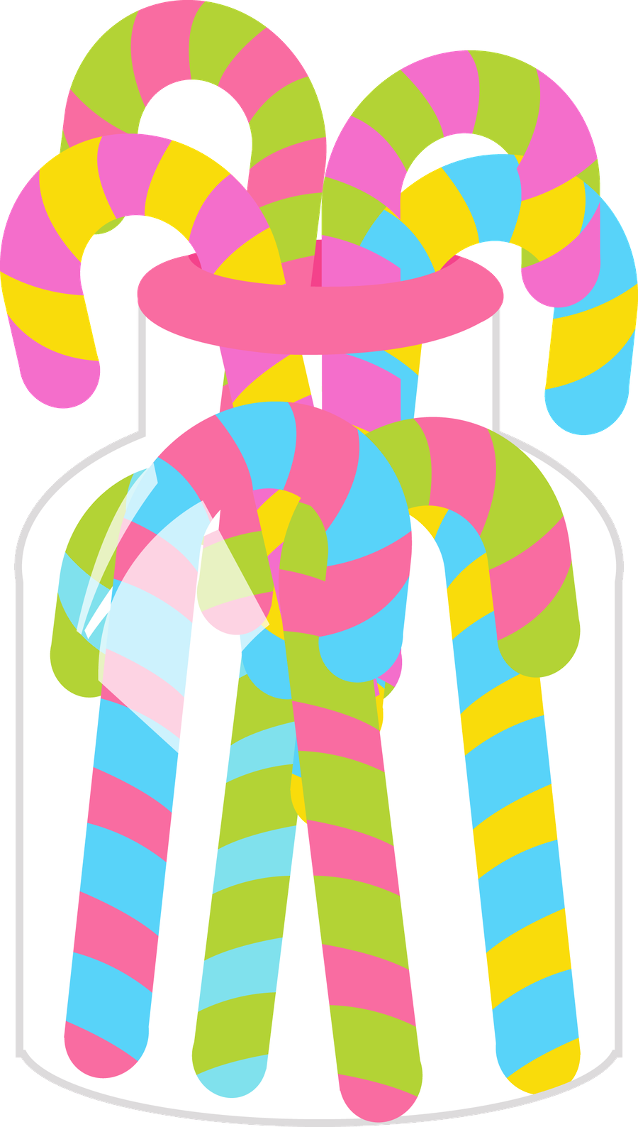 Say Hello - Candyland Party Clip Art (900x1588)