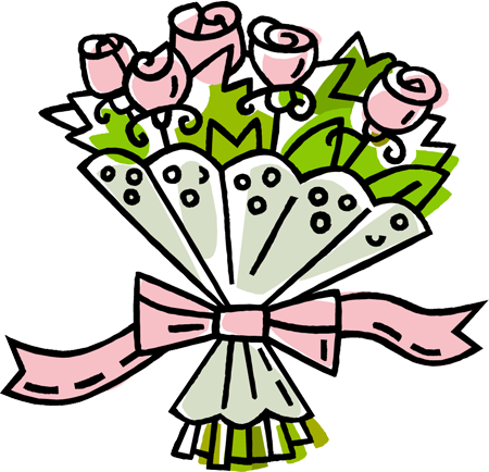 Bouquet Of Roses Clipart Panda Free Images - Clipart Bouquet (735x709)