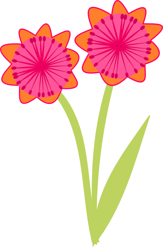 Free Pink Scrap Flower - Blumen Png Clipart (524x791)