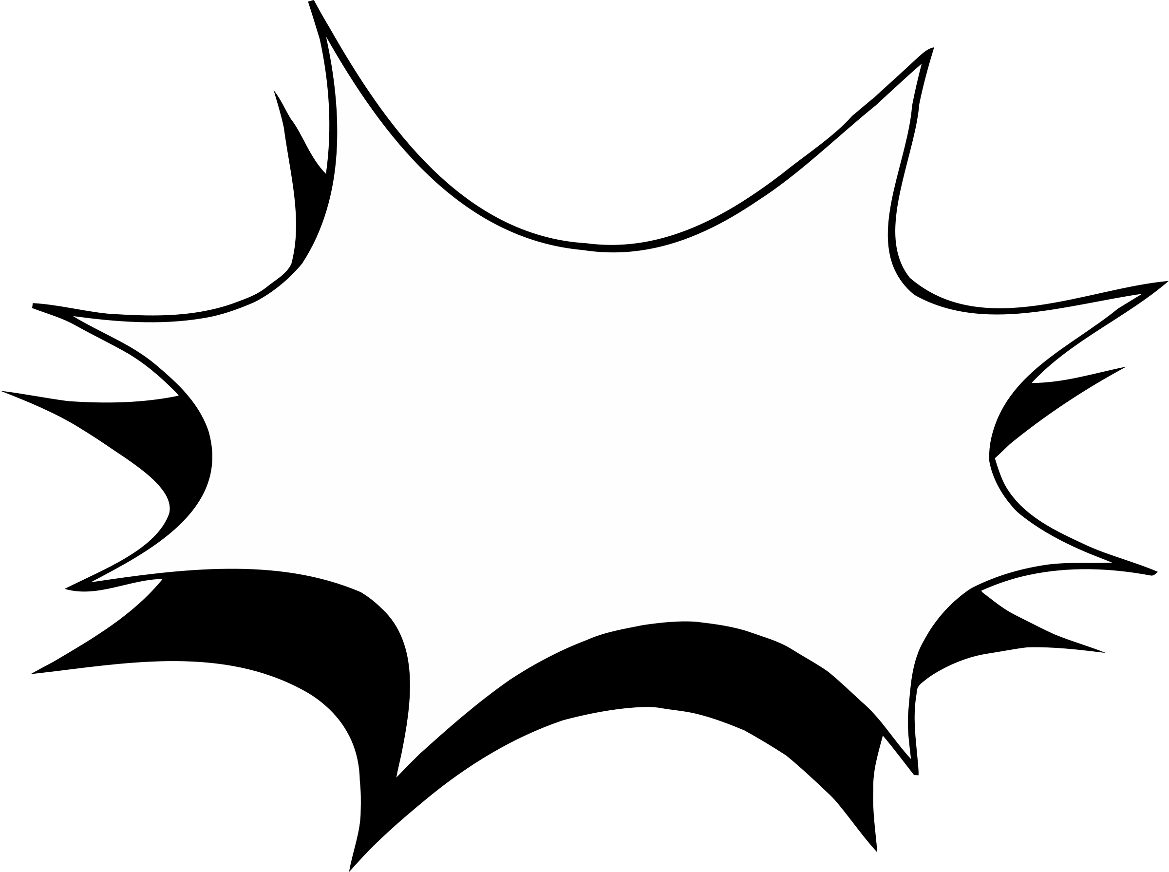 4 Star Burst - Bulle De Dialogue Png (2400x1790)