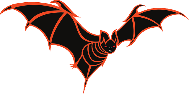 Spread, Fly, Wings, Art, Halloween, Vampire, Scary - Halloween Scary Bats (640x323)