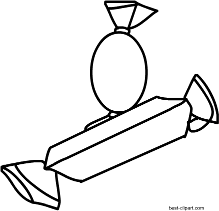 Black And White Candies Clip Art - White (450x450)